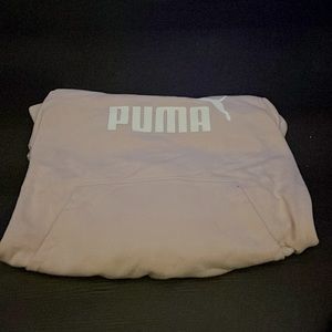 Pink puma hoodie